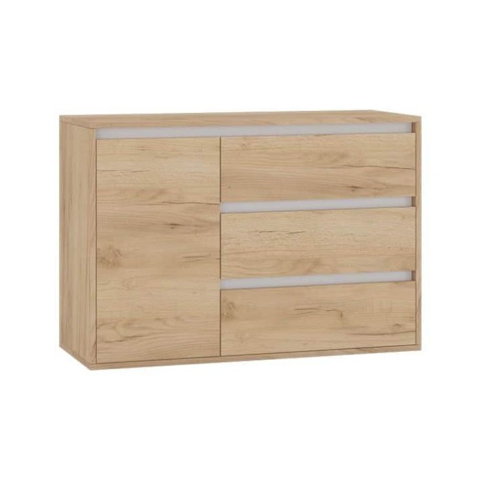 Комод Р-002 (Рио-2) дуб крафт золотой