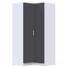 Шкаф для одежды МР-12 (580 ) графит серый