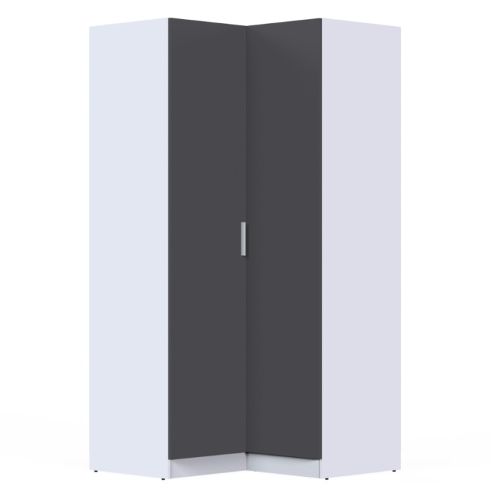 Шкаф для одежды МР-12 (580 ) графит серый