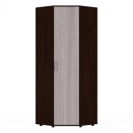 Шкаф для одежды угловой К-011 (дуб венге/шимо светлый)
