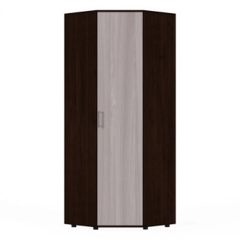Шкаф для одежды угловой К-011 (дуб венге/шимо светлый)