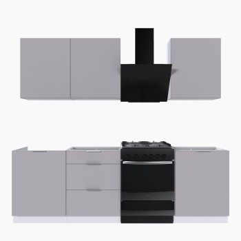 Набор корпусной мебели для кухни " Микс Топ-4" кашемир/ кашемир