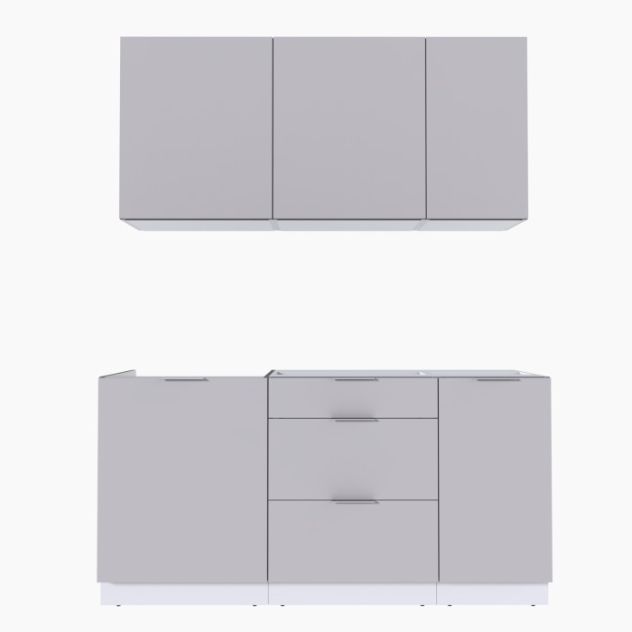 Набор корпусной мебели для кухни " Микс Топ-2" кашемир/ кашемир