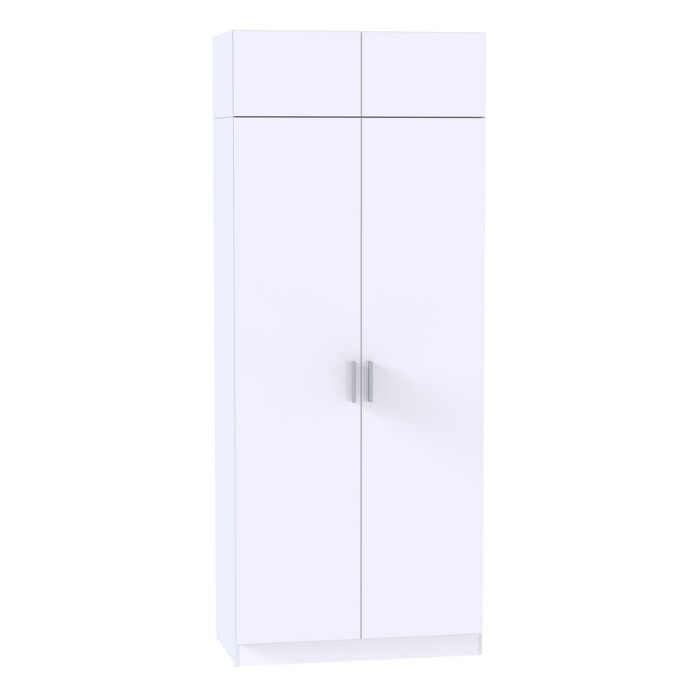 Шкаф для одежды МР-27 (580 ) белый премиум