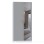Шкаф для одежды МР-08 (580, 1 зеркало ) шиншилла серая