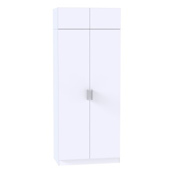 Шкаф для одежды МР-28 (580 ) белый премиум