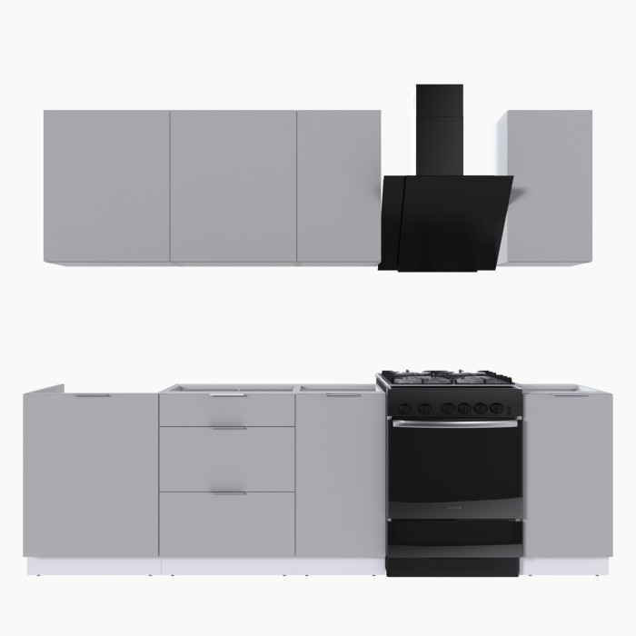 Набор корпусной мебели для кухни " Микс Топ-5" кашемир/ кашемир