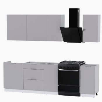 Набор корпусной мебели для кухни " Микс Топ-5" кашемир/ кашемир