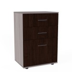 Тумба с выдвижными ящиками К-009 (дуб венге/шимо светлый)