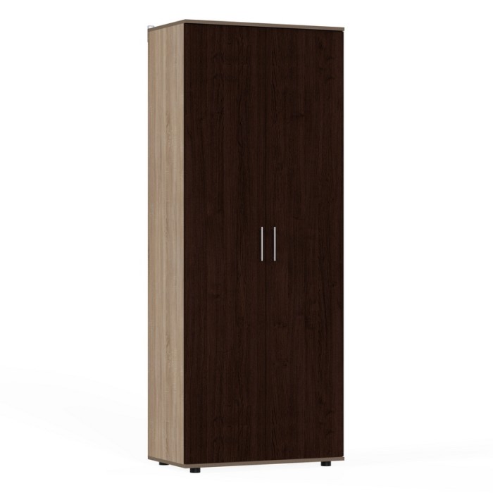 Шкаф для одежды К-001 (дуб сонома/дуб венге)