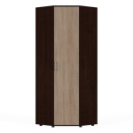 Шкаф для одежды угловой К-011 (дуб венге/дуб сонома)