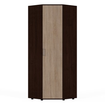 Шкаф для одежды угловой К-011 (дуб венге/дуб сонома)
