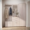 Набор мебели для прихожей "Визит-1" (шимо светлый)