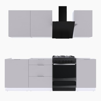 Набор корпусной мебели для кухни " Микс Топ-3" кашемир/ кашемир