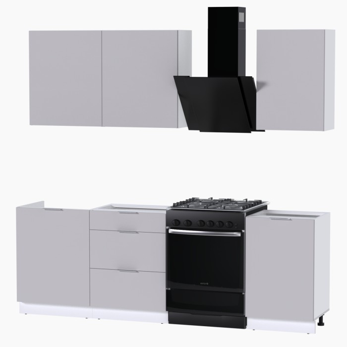 Набор корпусной мебели для кухни " Микс Топ-3" кашемир/ кашемир