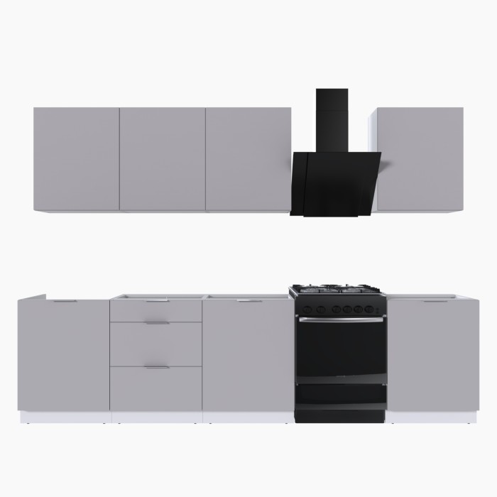 Набор корпусной мебели для кухни " Микс Топ-8" кашемир/ кашемир