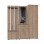 Набор мебели для прихожей "Визит-1" (дуб сонома)
