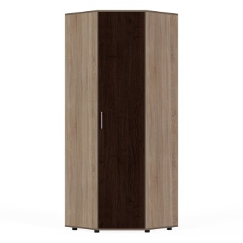 Шкаф для одежды угловой К-011 (дуб сонома/дуб венге)
