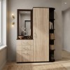 Набор мебели для прихожей "Визит-3" (дуб венге/дуб сонома)
