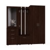Набор мебели для прихожей "Визит-4" (дуб венге)