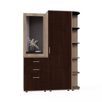 Набор мебели для прихожей "Визит-3" (дуб сонома/дуб венге)