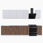 Набор корпусной мебели для кухни " Микс Топ-9" белый премиум/дуб крафт табачный