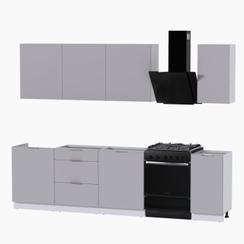 Набор корпусной мебели для кухни " Микс Топ-7" кашемир/ кашемир