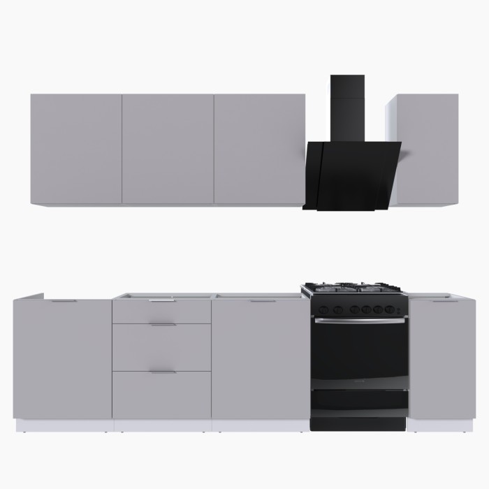 Набор корпусной мебели для кухни " Микс Топ-7" кашемир/ кашемир