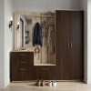 Набор мебели для прихожей "Визит-4" (дуб сонома/дуб венге)