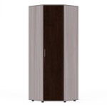 Шкаф для одежды угловой К-011 (шимо светлый/дуб венге)