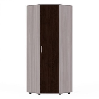 Шкаф для одежды угловой К-011 (шимо светлый/дуб венге)