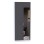 Шкаф для одежды МР-27 (580, 1 зеркало) графит серый
