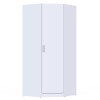 Шкаф для одежды МР-10 (580 ) белый премиум
