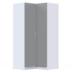 Шкаф для одежды МР-12 (580 ) шиншилла серая