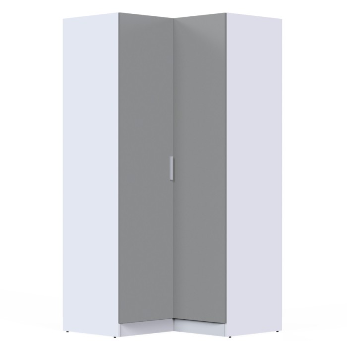 Шкаф для одежды МР-12 (580 ) шиншилла серая