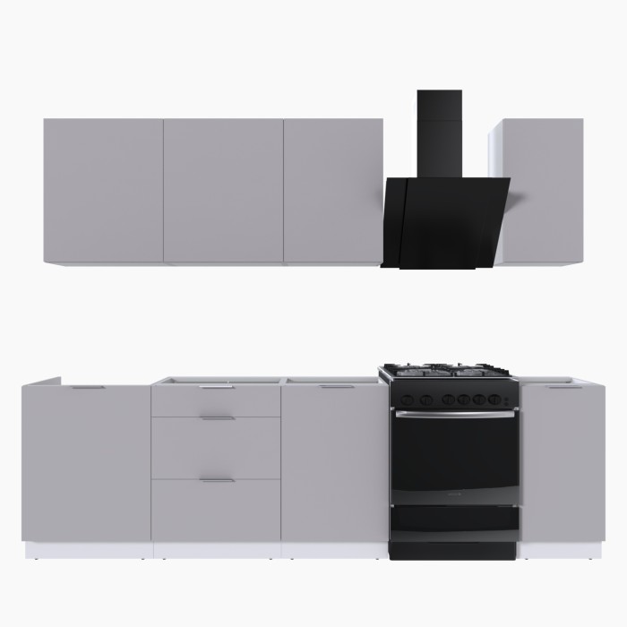 Набор корпусной мебели для кухни " Микс Топ-6" кашемир/ кашемир