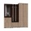 Набор мебели для прихожей "Визит-4" (дуб венге/шимо светлый)