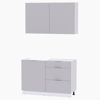 Набор корпусной мебели для кухни " Микс Топ-1" кашемир/ кашемир