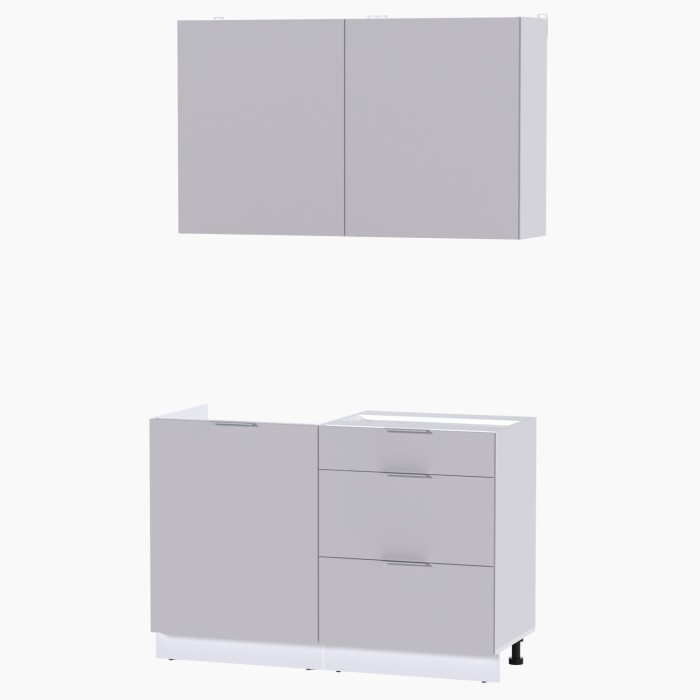 Набор корпусной мебели для кухни " Микс Топ-1" кашемир/ кашемир