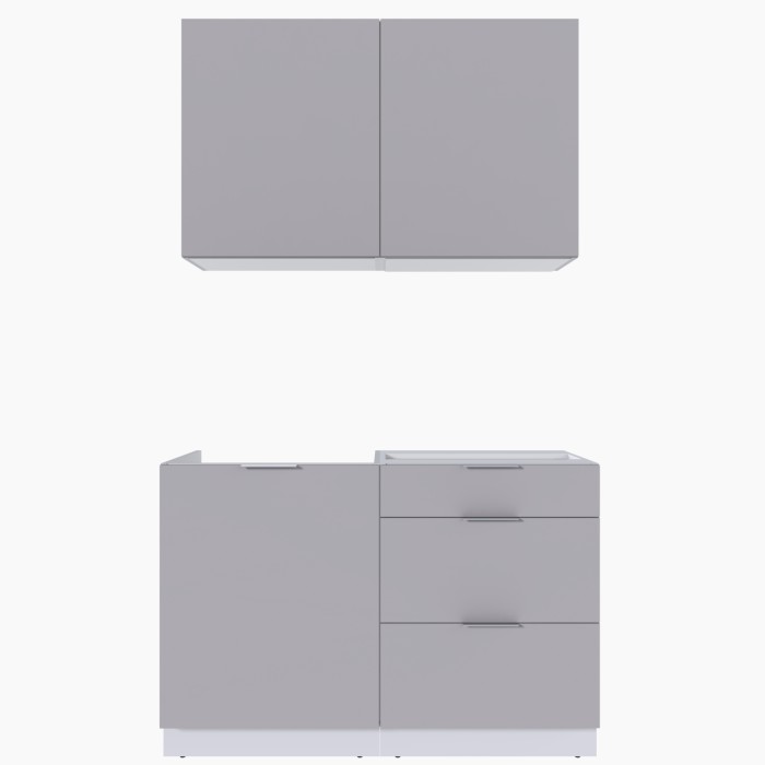 Набор корпусной мебели для кухни " Микс Топ-1" кашемир/ кашемир