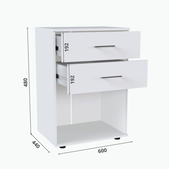 Тумба с выдвижными ящиками К-009 (дуб сонома)